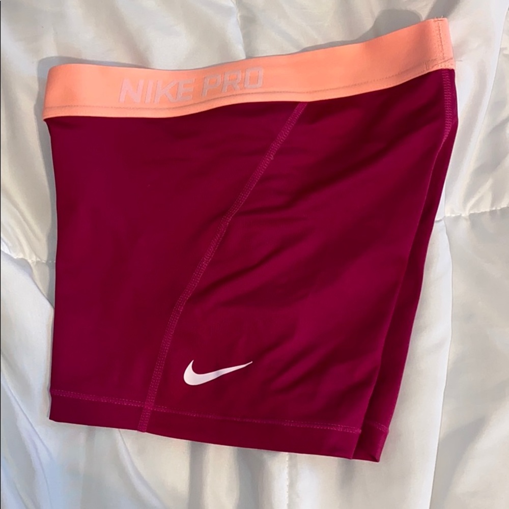 Pink nike pros